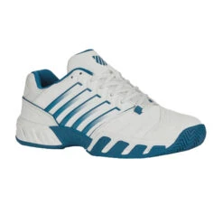 K-Swiss Bigshot Light 4 (Men's) - Brilliant White/Celestial/Scuba Blue -Tennis Gear Online 06989 126d