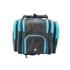 JOOLA Tour Elite Pro Pickleball Duffle Bag - Black / Light Blue -Tennis Gear Online 18586c