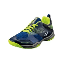 Yonex Power Cushion 37 Wide (Unisex)- Navy/Yellow -Tennis Gear Online 37wided