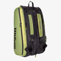 Wilson Blade V8 Super Tour 15 Pack Bag - Black/Green -Tennis Gear Online Blade15Rbag2