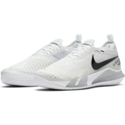 Nike Court React Vapor NXT (Men's) - White/Grey Fog/Black -Tennis Gear Online CV0724 101 PHCFH001