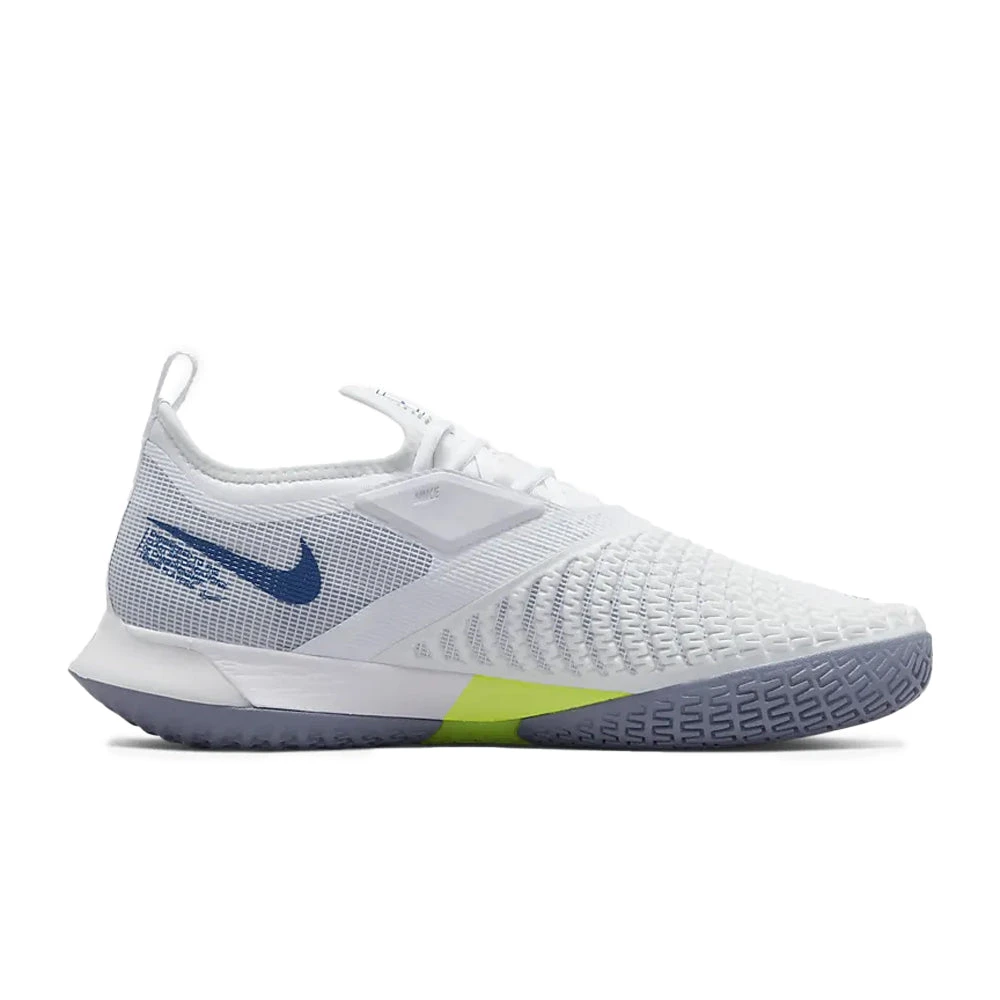 Nike Court React Vapor NXT (Men's) - White/Ashen Slate/Volt/Mystic Navy 2 Nike Court React Vapor NXT (Men's) - White/Ashen Slate/Volt/Mystic Navy - Image 2