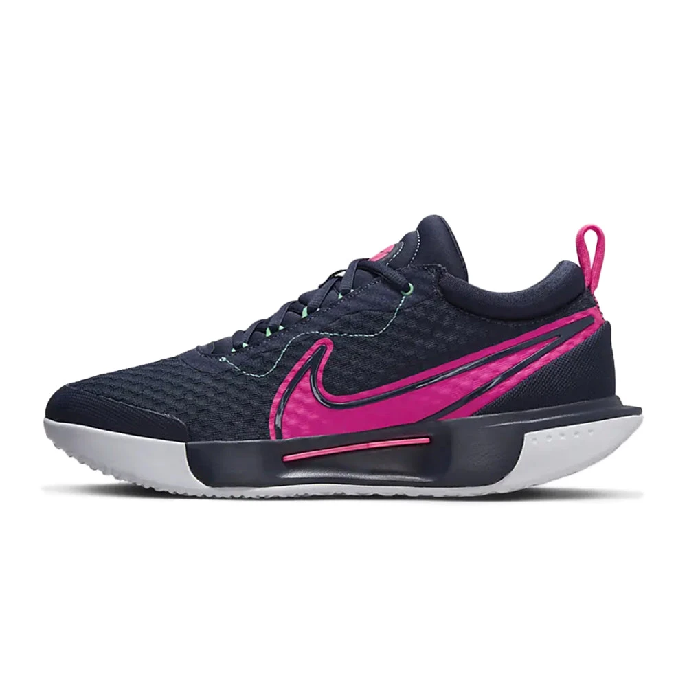 Nike Court Zoom Pro (Men's) - Obsidian/Green Glow/White/Hyper Pink 2 Nike Court Zoom Pro (Men's) - Obsidian/Green Glow/White/Hyper Pink - Image 2