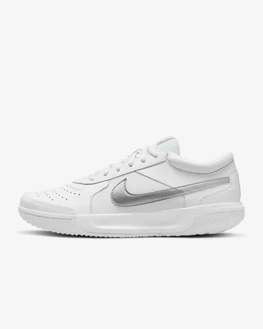 Nike Court Zoom Lite 3 (Women's) - White/Metallic Silver (Available Size: 10.5) 2 Nike Court Zoom Lite 3 (Women's) - White/Metallic Silver (Available Size: 10.5) - Image 2