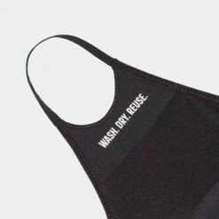 Adidas Face Masks (3-Pack) - Black -Tennis Gear Online Face Covers M L 3 Pack Black H08837 41 detail