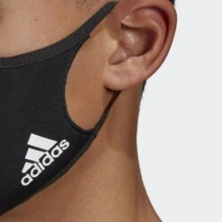 Adidas Face Masks (3-Pack) - Black -Tennis Gear Online Face Covers M L 3 Pack Black H08837 42 detail