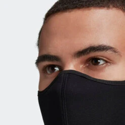Adidas Face Masks (3-Pack) - Black -Tennis Gear Online Face Covers M L 3 Pack Black H08837 43 detail