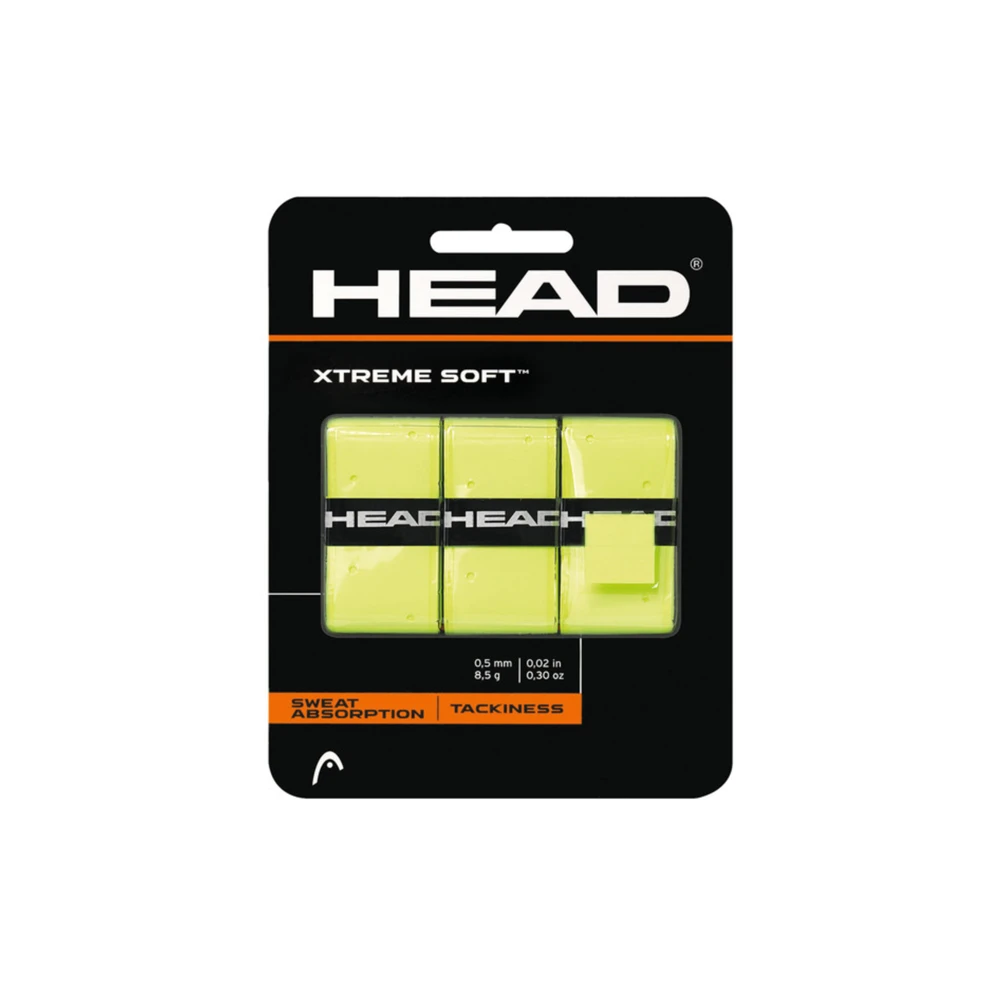 Head Xtreme Soft Overgrip (3 Pack) - Yellow 1 Head Xtreme Soft Overgrip (3 Pack) - Yellow