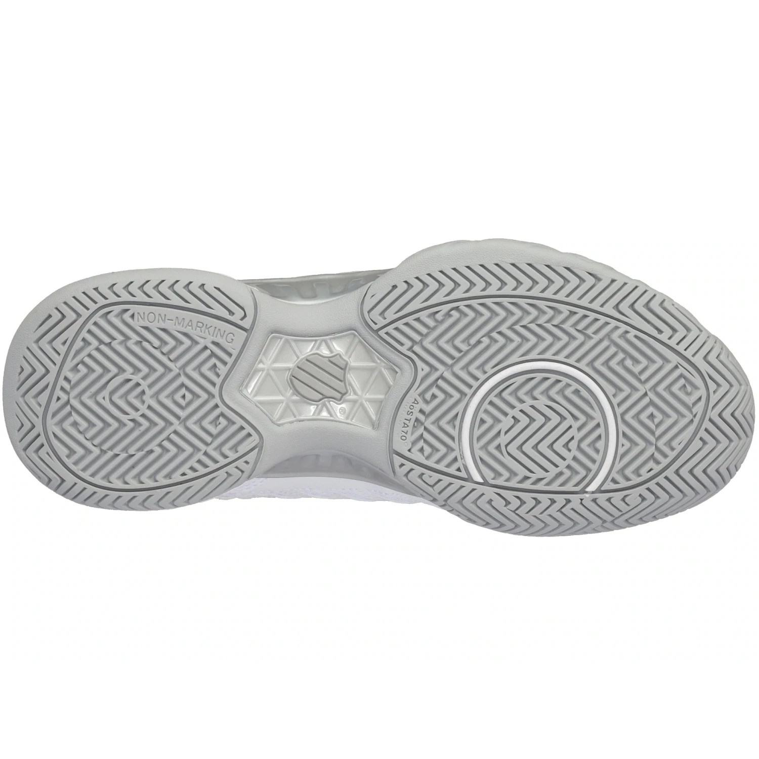 K-Swiss Bigshot Light 4 (Junior's) - White/High-Rise/Silver 2 K-Swiss Bigshot Light 4 (Junior's) - White/High-Rise/Silver - Image 2