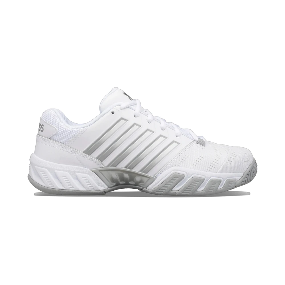 K-Swiss Bigshot Light 4 (Junior's) - White/High-Rise/Silver 1 K-Swiss Bigshot Light 4 (Junior's) - White/High-Rise/Silver