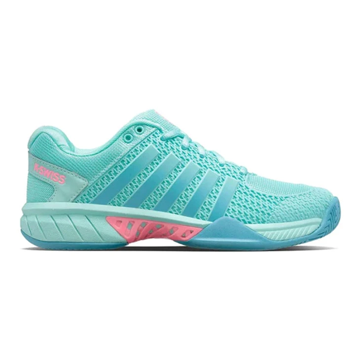 K-Swiss Express Light Pickleball (Women's) - Aruba Blue/Maui Blue/Neon Pink 1 K-Swiss Express Light Pickleball (Women's) - Aruba Blue/Maui Blue/Neon Pink
