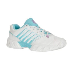 K-Swiss Bigshot Light 4 (Women's) - Brilliant White/Angel Blue/Sheer Lilac 7 K-Swiss Bigshot Light 4 (Women's) - Brilliant White/Angel Blue/Sheer Lilac -Tennis Gear Online K96989 190d