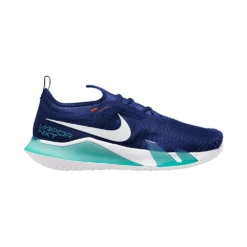 Nike Court React Vapor NXT (Men's) - Deep Royal Blue/White/Dynamic Turq (Available Size: 12.5)