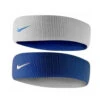 Nike Dri-Fit Home & Away Headband - Varsity Royal/White