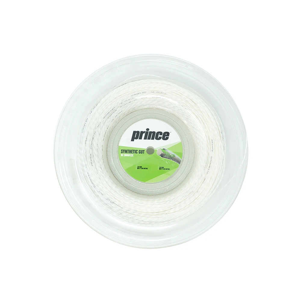 Prince Synthetic Gut W/Duraflex 15L Reel (200M) - White 1 Prince Synthetic Gut W/Duraflex 15L Reel (200M) - White