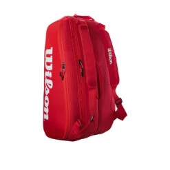 Wilson Super Tour 9 Pack Tennis Bag - Red -Tennis Gear Online WR8010501001 3