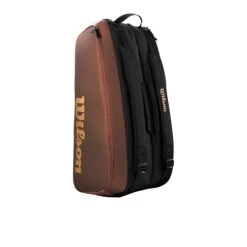 Wilson Pro Staff V14 Super Tour 9 Pack Bag - Desert Bronze -Tennis Gear Online WR8024501 2 Super Tour Pro Staff V14 9PK Rust.png.high res
