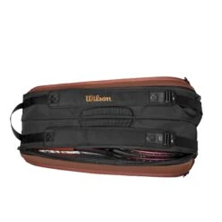 Wilson Pro Staff V14 Super Tour 9 Pack Bag - Desert Bronze -Tennis Gear Online WR8024501 6 Super Tour Pro Staff V14 9PK Copper.png.high res