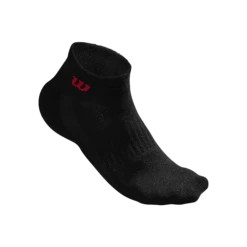 Wilson Quarter Sock 3-Pack (Men's) - Black