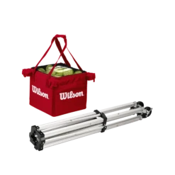 Wilson Tennis Teaching Cart 5 Wilson Tennis Teaching Cart -Tennis Gear Online WRZ541000 2 Ball Cart 3 Red