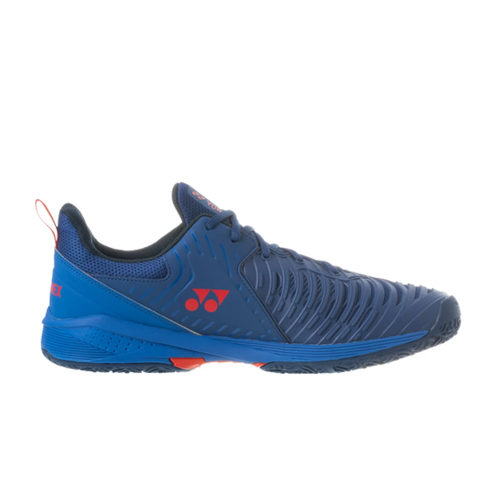 Yonex Power Cushion Sonicage 3 Clay (Men's) - Navy/Red 1 Yonex Power Cushion Sonicage 3 Clay (Men's) - Navy/Red