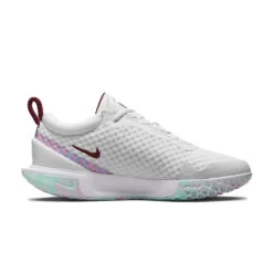 Nike Court Zoom Pro (Women's) - White/Dark Beetroot -Tennis Gear Online dh100d