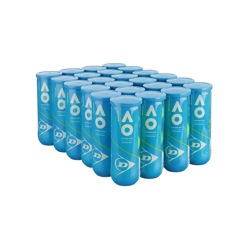 Dunlop Australian Open Tennis Ball - Case (24 Cans - 72 Balls) 1 Dunlop Australian Open Tennis Ball - Case (24 Cans - 72 Balls)
