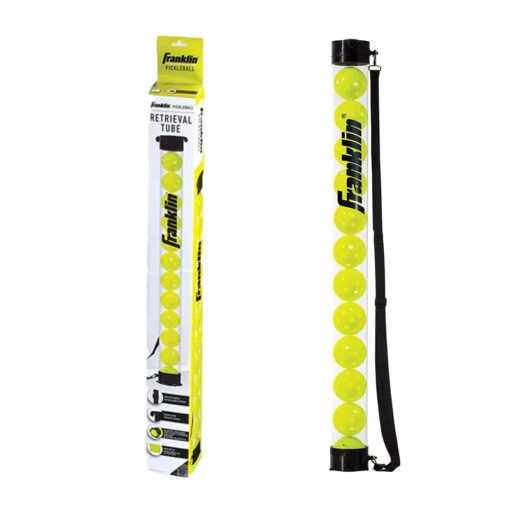 Franklin Pickleball Ball Retrieval Tube (12 Balls) - Clear -Tennis Gear Online franklin ball vollector