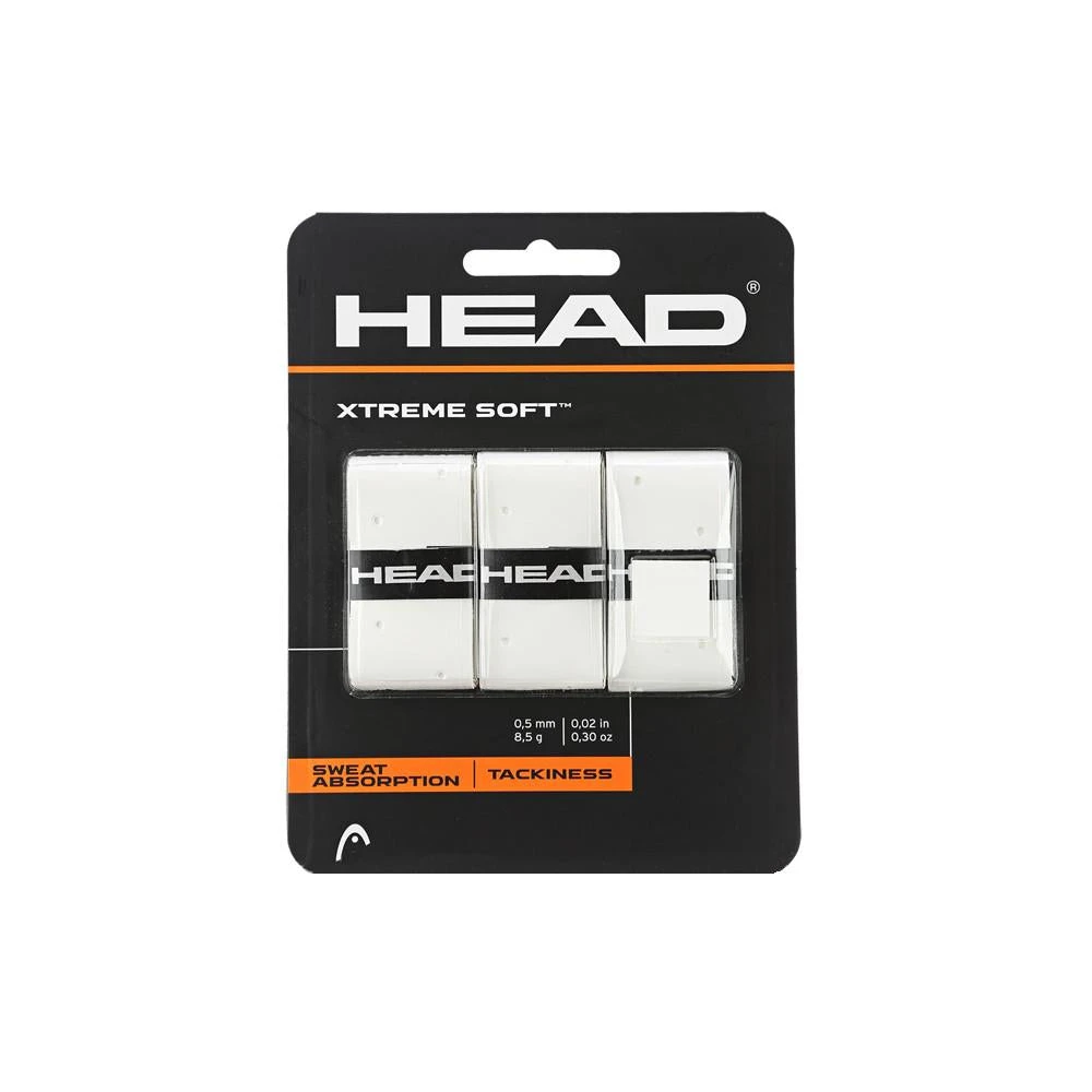 Head Xtreme Soft Overgrip (3 Pack) - White 1 Head Xtreme Soft Overgrip (3 Pack) - White