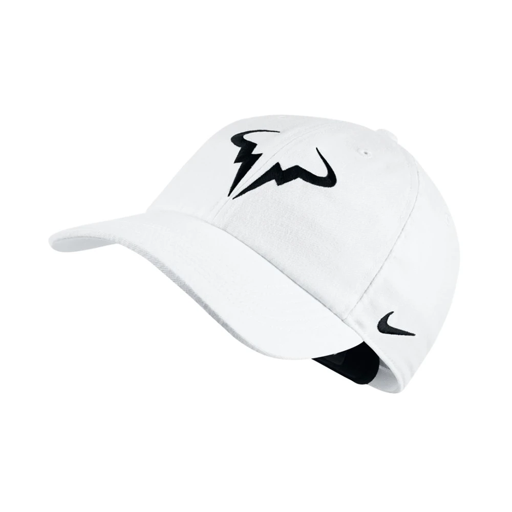 Nike AeroBill Heritage86 Rafa Hat - White/Black 1 Nike AeroBill Heritage86 Rafa Hat - White/Black