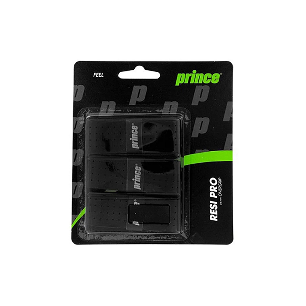 Prince Resi Pro Over Grip (3 Pack) - Black 1 Prince Resi Pro Over Grip (3 Pack) - Black