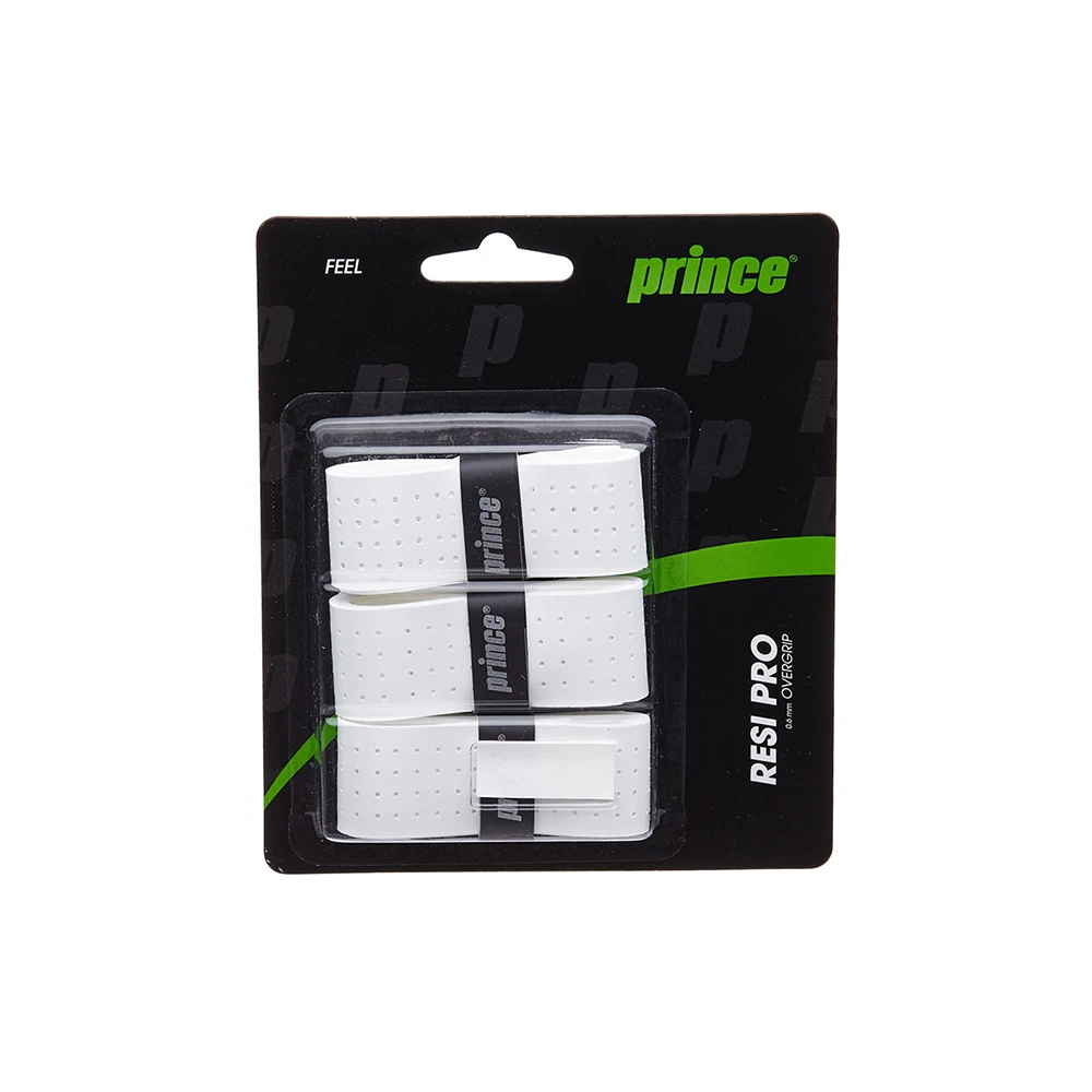 Prince Resi Pro Over Grip (3 Pack) - White 1 Prince Resi Pro Over Grip (3 Pack) - White