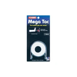 Tourna Mega Tac Overgrips (3-Pack) - White